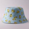 Digital printing small edge bucket hat spring and summer double-sided can wear outdoor sunshade basin hat spot