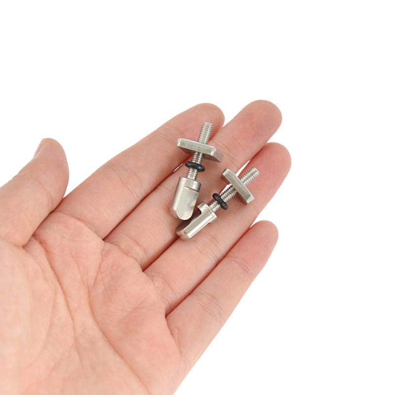 2pcs Surfboard Tail Fin Screw 316 Stainless Steel Plug-in Hand-tightening Fixture Sup Surfboard Fin
