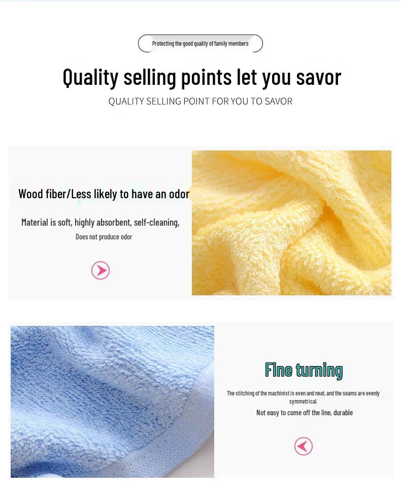 Holzfaser Ölentferner Spültuch: Antihaftend, Saugfähig, Leicht zu reinigende Küchentücher