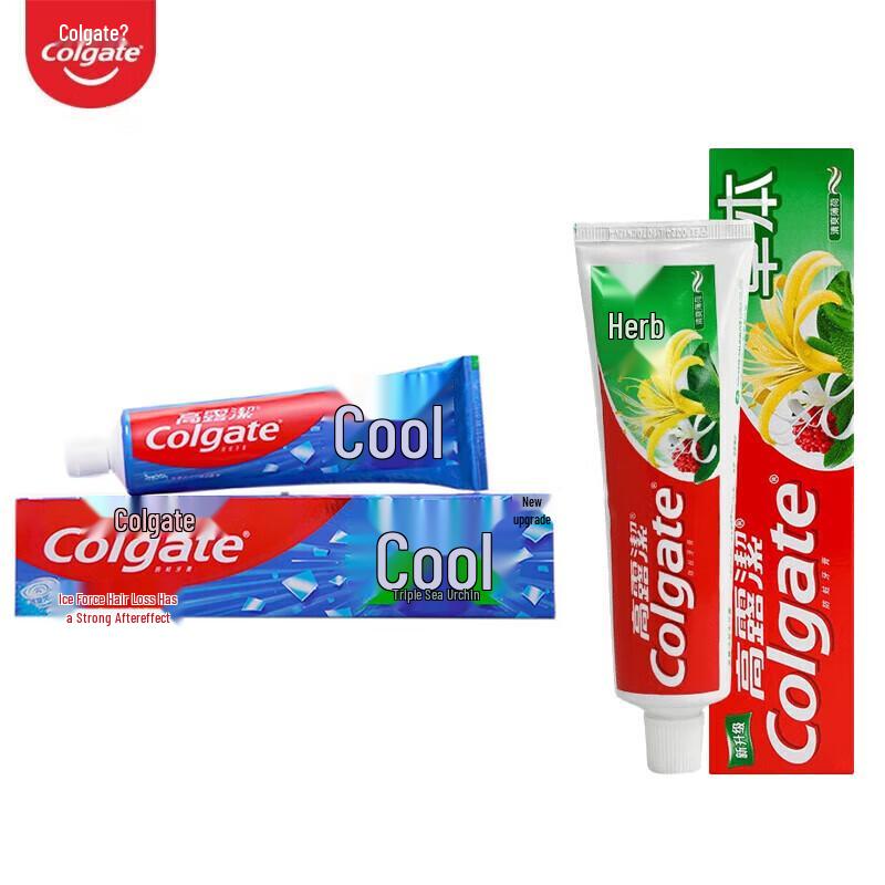 

Colgate Herbal & Ice Cool Mint Toothpaste Set