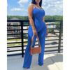 Slim Print Suspender Jumpsuit Fashion Temperament Slim Fit Print Sling Jumpsuit Women Clothes