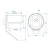 Parking Cover Trailer Plug Holder ABS Bracket Fixed Trailer Connector For 7 And 13 Pin Trailer Plugs Car Accessories