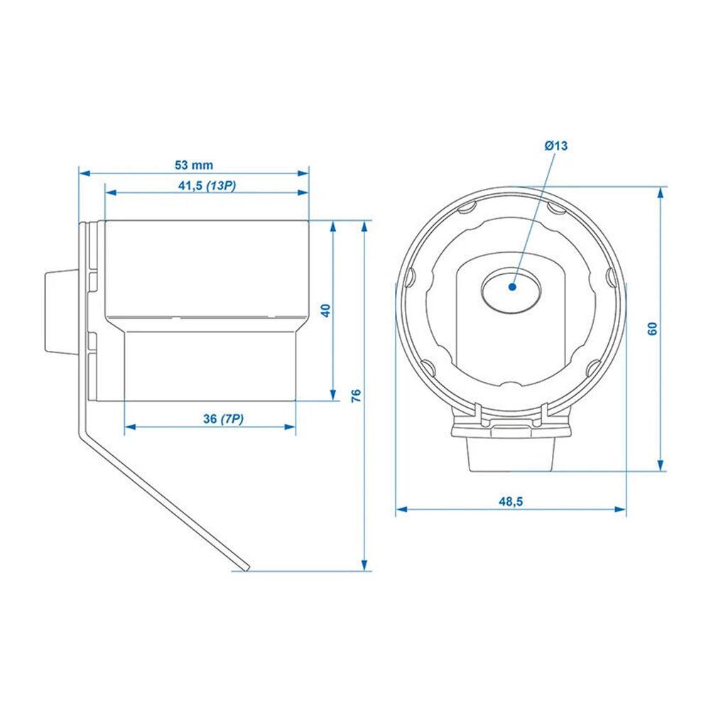 Parking Cover Trailer Plug Holder ABS Bracket Fixed Trailer Connector For 7 And 13 Pin Trailer Plugs Car Accessories