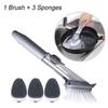 Kitchen Household Multifunctional Automatic Hydraulic Long-handled Pot Washing Brush Sponge Dish Washing Brush