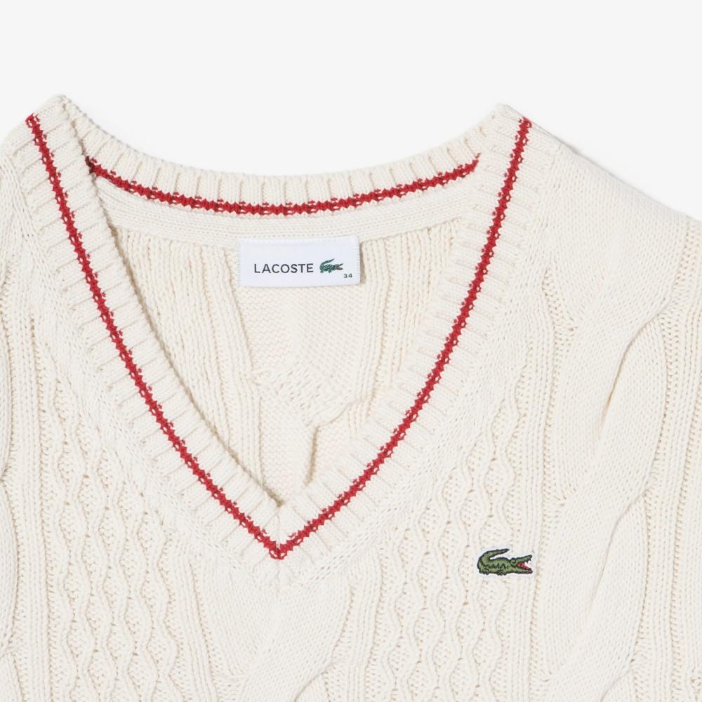 Lacoste Women's Tipping Point Cable Vest AF712E-54NF70V