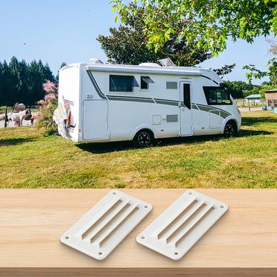 Vent Louver Air Vent Cover Retaining 2pcs RV Air Vent Louver Air Dryer Vent Cover Ceiling Vent For Bathroom Office