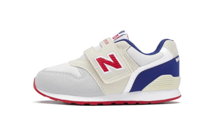 

New Balance NB 996 Lightweight Abrasion Resistant Low top Toddler Shoes Gray Beige Blue Infant And Toddler IZ996JD3 23.5