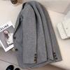 Spring Autumn Retro Temperament Long Sleeve Ladies Blazer Coat Korean Version Loose Elegant Women's Casual Suit Jacket