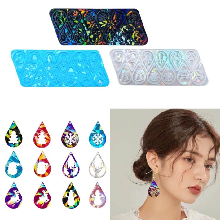 Hogere Kwaliteit Siliconen Mal Oorbellen Hangers Maken Vorm DIY Sieraden Gereedschap