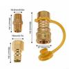 Parts Natural Gas Quick Connector Propane Gas Solid Brass