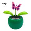 Car Dashboard Ornament Funny Solar Powered Cartoon Vibrant Ornamental Decoration Gifts Automobile Dancing Flower Swinging Toy for Friend