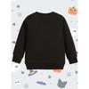 Unisex Long Sleeve Crewneck Pullover Sweatshirt Featuring Cartoon Dinosaur Operating an Excavator Machine. Ideal for Daily Casual Outfits, Home