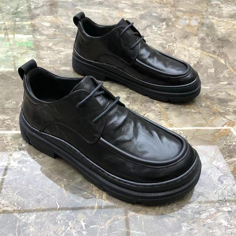 Pánské Brriths Styl Šaty Boty Šněrovací Ležérní Obchodní Pravá Kůže Boty pro Muže Černé Formální Svatba Boty Zapatos De Hombre