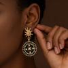 Light Luxury Trend Simple Button Design Earrings Fashion Niche Versatile Earrings Retro Classic Earrings
