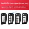 Abs Carbon Fiber Car Smart Key Cover Case Keychain For Nissan Rogue Sport Qashqai J11 X-Trail T32 Kicks Juke
