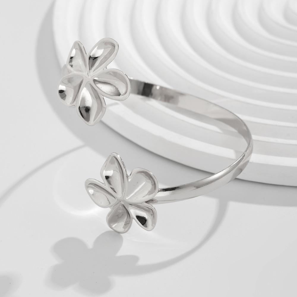 Silver Starfish Arm Cuff Bracelets Zinc Zinc Alloy Flower Upper Arm Bracelet Star Armband Arm Chain  Party