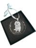 Bichon Bolognese, Bolo, Botoli, Bottolo - Crystal Bauble with a Photo, Dog Photo In Crystal, Personalized Christmas Tree Ornament by Art-Dog Brand