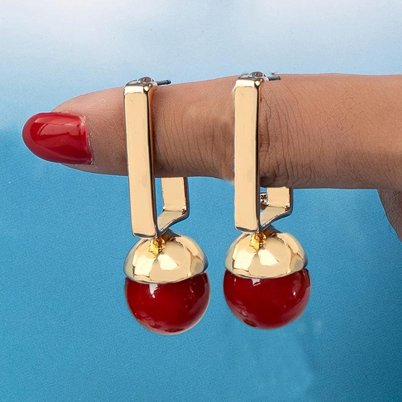 Серьги-пусеты из белого жемчуга, серьги из сплава цинка золотого цвета, серьги с индивидуальным дизайном, популярные новые украшения, женский подарок на день рождения