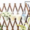 Garden Supplies Metal Hanging Flower Pots with Hooks Drainable Hanging Planter Wall Mounted Wall Hanging Basket Wall Fence