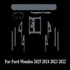 Für Ford Mondeo 2025 2024 Innenraumzubehör Folie Transparentes TPU Schalthebelpanel Navigations-Mittelkonsole PPF Schutz
