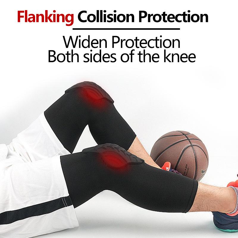 1 PCS Basketball Knee Pads Men's Long Anti-Collision Leggings Professional Thin Meniscus Lengthened Protective Legs Women Sport