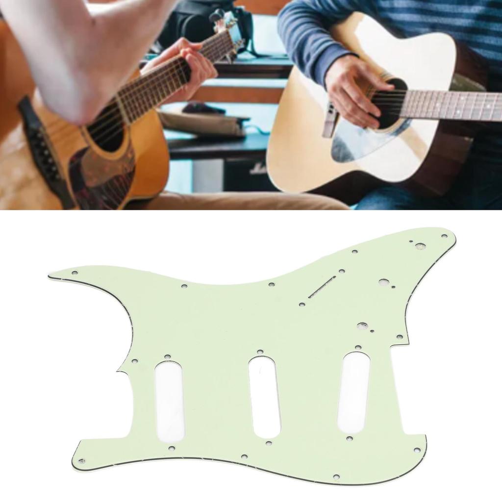 Electric Guitar Pick Guard 3 Layers 11 Holes PVC Pick Guard Scratch Plate for ST Guitar