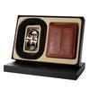 First Layer Cowhide Men'S Belt Wallet Gift Box Automatic Buckle Belt Wallet Combination High-End Gift Set
