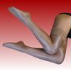 Lace Patchwork Elegant Stockings Women Oil Glossy Retro Nude Stockings Sexy Elastic Lingerie Over Knee Non-Slip Shaping Medias