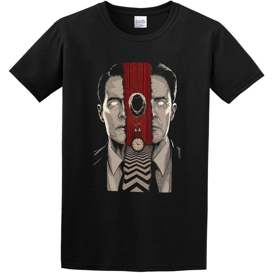 

QIENWOVER Man s T-Shirt Twin Peaks Art Agent Dale Cooper XXXXXL різнокольоровий