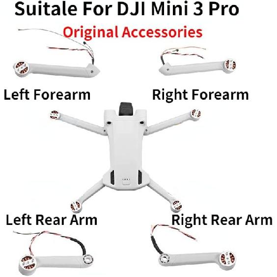 Right Front Arm Motor Assembly Replacement Repair Parts for DJI Mavic Mini 3 pro,Genuine DJI Mini 3 (Right Front)