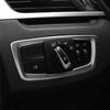 Car Headlight Switch Protection Trim Headlights Switch Decoration Circle Sticker for BMW X1 F48 2016-2022 LHD Accessories