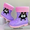 Children's Cartoon Rain Boots: Non-Slip, Water-Resistant Rubber Shoes for Toddlers and Kids, All-Season Wear