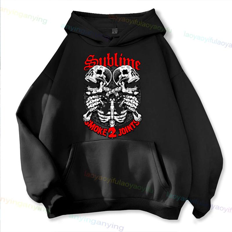 

Y2k -Sublime- худі Рок-гурт Повсякденний одяг Хіп-хоп Вуличний одяг Толстовки Графічний принт Топ Хараджуку Футболки для чоловіків жінок шанувальників Подарунок L