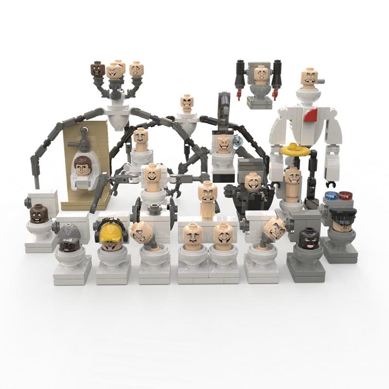 

Фигурка для туалета Skibidi, Titan Clock Man, Titan Speakerman, Cameraman, Drill Man, строительный блок для детей, подарки на день рождения