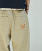 SCALLYWAG [Ryu Jung-Ran × Skelly Wung] Pull Up Straight Cotton Pants [Beige]