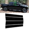 4Pcs Pillar Posts Window Molding Cover Trim Sticker for Toyota Tundra Crew Max Cab/Double Cab 2007-2020 Car Accessories