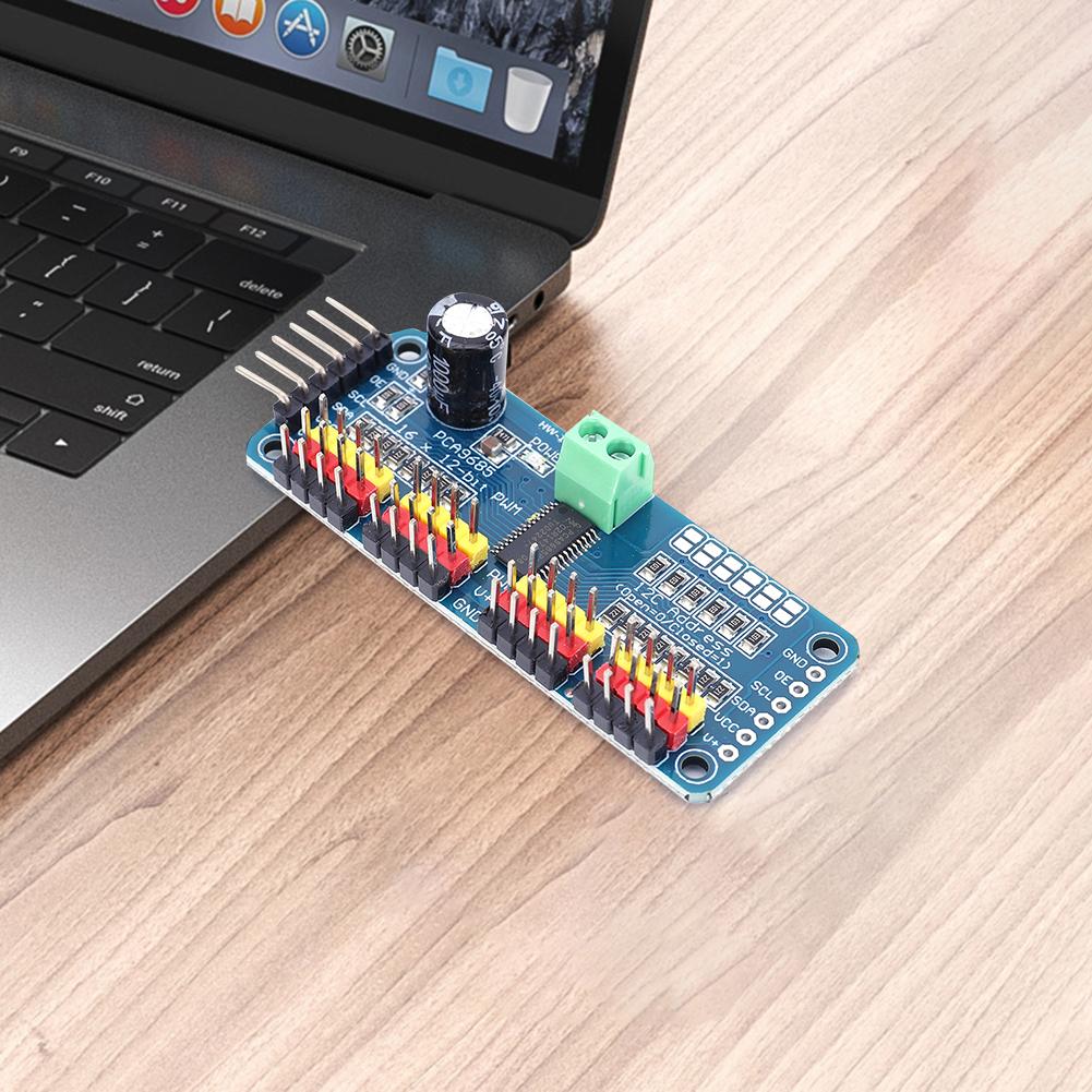 10-1PC 16 Channel 12-Bit PWM Servo Driver Board Module for Arduino Robot/ Raspberry Pi PCA9685 Controller Module IIC Interface