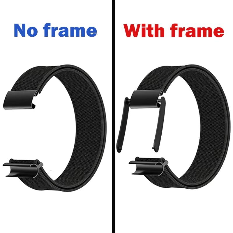 Frame+Nylon loop Strap For Whoop 5.0 straps/4.0 band Accessories elastic Stretchable Sport brecelet correa whoop 5.0 watchbands
