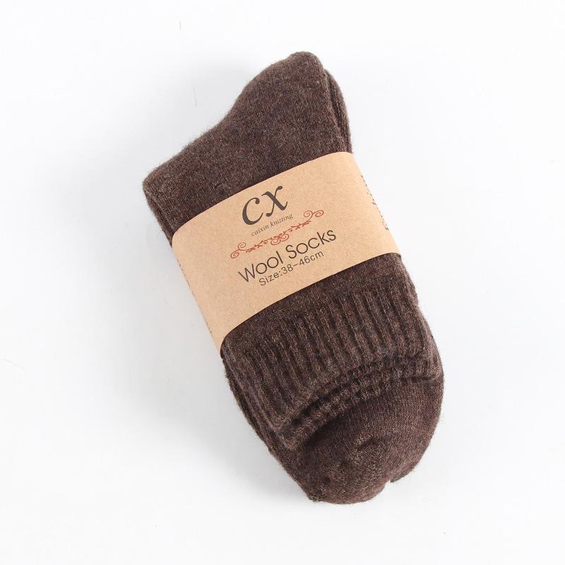 Herren Winterwolle & Kaschmir Dicke Frotteesocken
