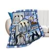 Penguin Blanket Soft Plush Blanket Lightweight Digitally Printed Flannel Blanket For Sofa Bed