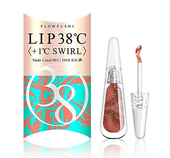 FLOWFUSHI 2018 SS LIMITED EDITION LIP38℃ +1℃ SWIRL Nude choral 002