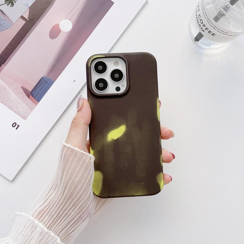 Thermal Heat Induction Sensor Phone Cases For iPhone 16 15 14 12 Mini 13 Pro MAX 11Pro MAX XR XS MAX 7 8 Plus Protective Cover