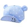 Flip Edge Hat Cotton Pot Pattern Cartoon Ear Design  Warm Hat Sunbonnet