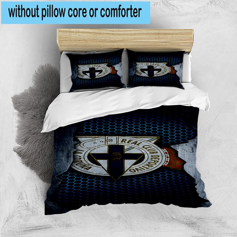 3PCS Deportivo Football Bedding Set,Including 1pc Duvet Cover And 2pcs Pillowcases Perfect for Bedroom, Dormitory, Fan Christmas gift
