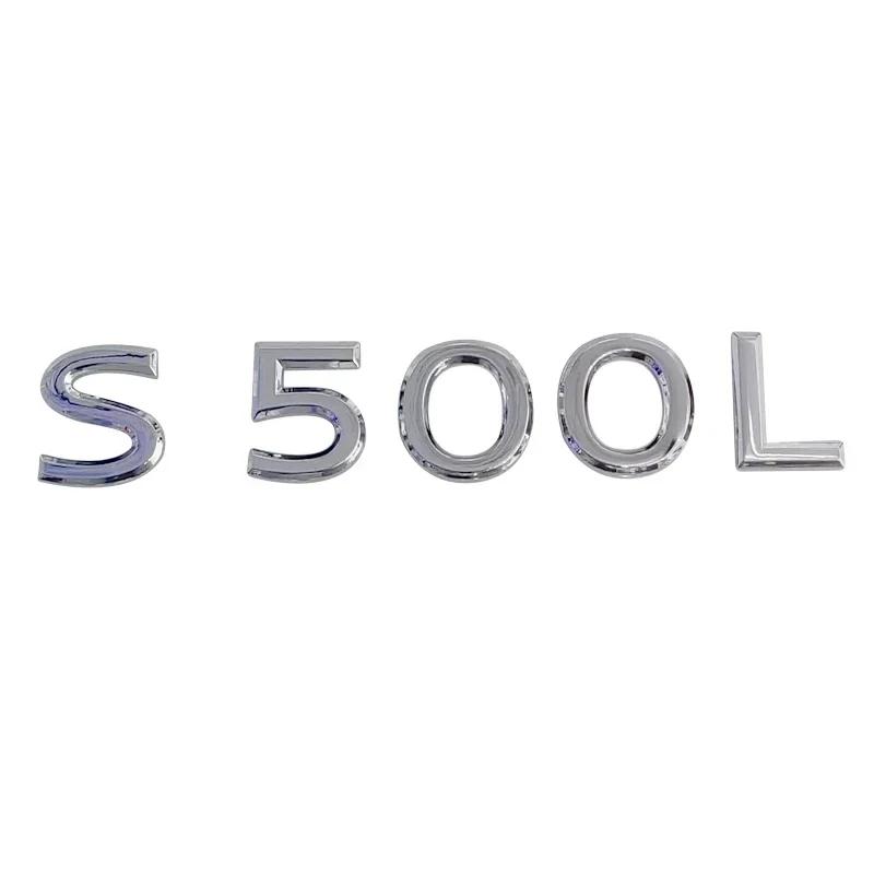 ABS Car Body Side Emblem Sticker Trunk Badge Decals for Mercedes Benz Maybach S400L S450L S480L S500L S580L S600L S680L Exterior