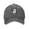 Mightys Ducks  Baseball Cap Sun  Hunting Camping Adjustable Washed Hip Hop Hats Men Adult Fashion Print Baseball Caps