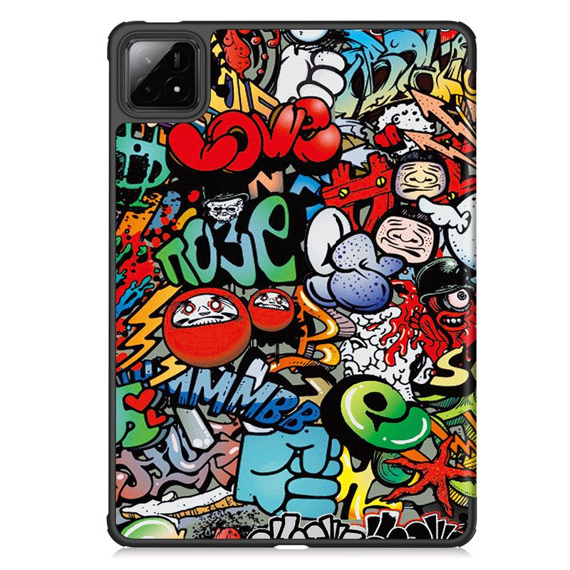 Coque For Xiaomi Poco Pad X1 11.2 Inch 2025 Case Tri-Fold PU Leather Stand Tablet Shell Funda For Poco Pad X1 Case Cover 11.2"