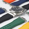 FKM Fluorgummiband för Tissot PRX-serien T137.407/T137.410 Super Player 40mm Herrar Snabbfäste Adapter Klockarmband 12mm