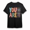 Women's Classic T-Shirt Unique Love Colorful Tee Short Oversize Cotton Black
