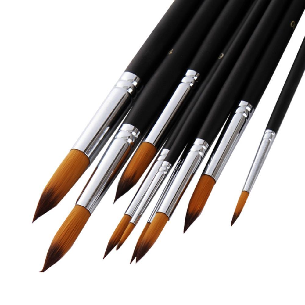 Art Painting Watercolor Brush Set Pointed head Brush set Tip head ...
